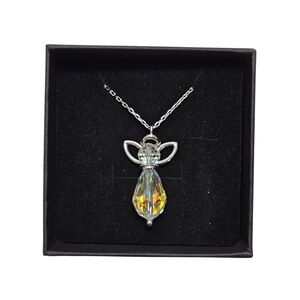 Swarovski Crystal Angel Pendant Necklace